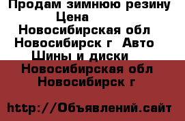 Продам зимнюю резину  › Цена ­ 4 000 - Новосибирская обл., Новосибирск г. Авто » Шины и диски   . Новосибирская обл.,Новосибирск г.